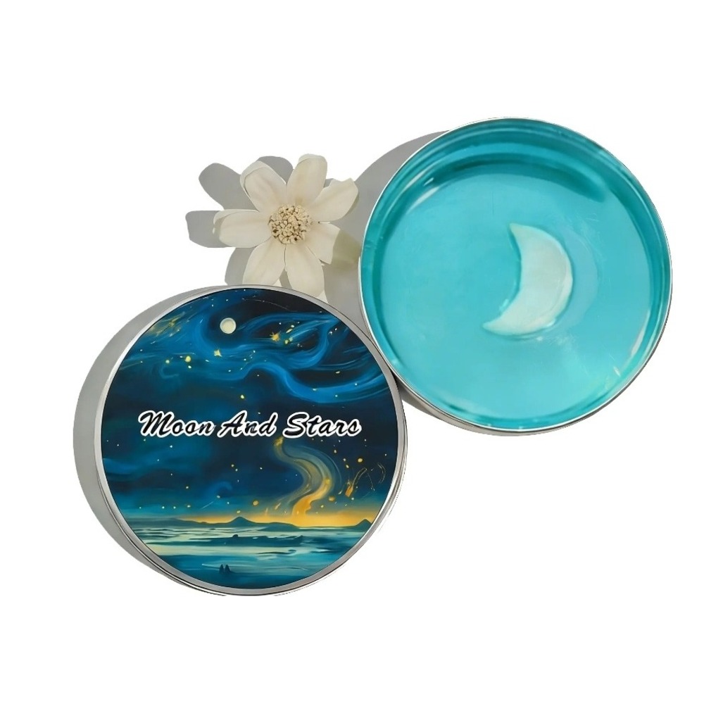 Starry Sky Makeup Brush Cleaner Soap Gentle Cleanser Moon Shaped